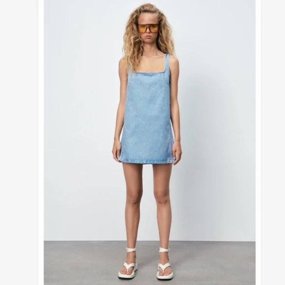ZARA Denim Mini Dress